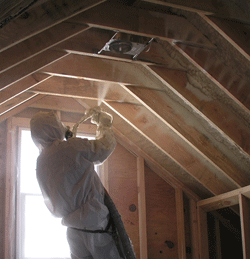 Lansing MI attic spray foam insulation